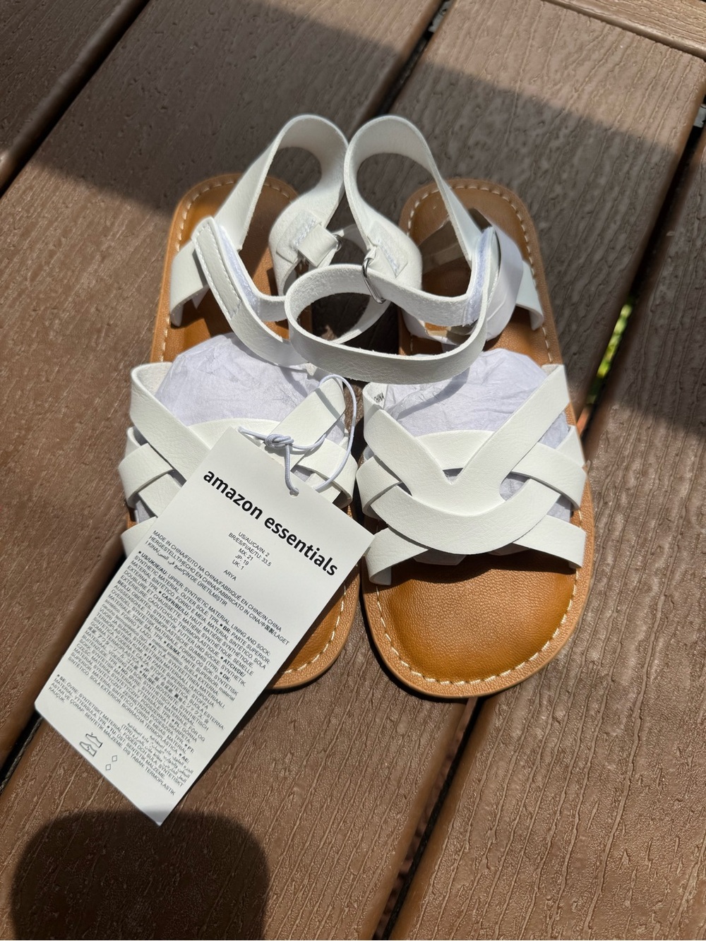 Kids White Sandals | Amazon Essentials
